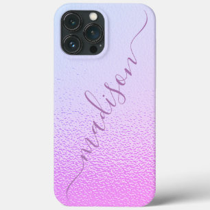 Schillernder Mädchenhafter Rosa Schimmer Personali Case-Mate iPhone Hülle