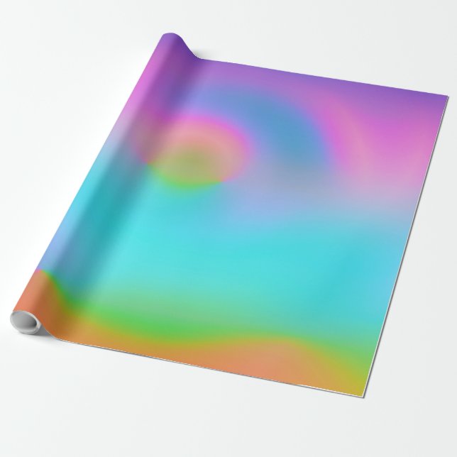Schillernder Neonhintergrund 9 Geschenkpapier (Ungerollt)