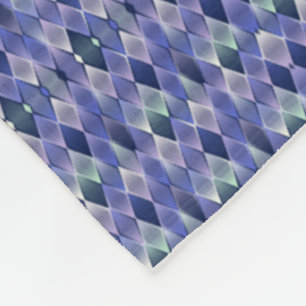 Schillerndes Argyle-Decke Fleecedecke