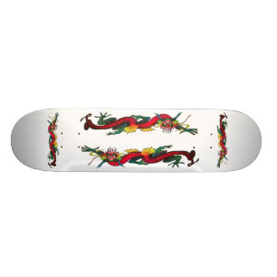 Schillerndes Drache-Skateboard Skateboard