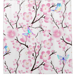 schillerndes elegantes Rosa der Duschvorhang