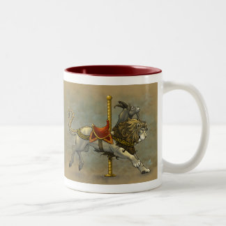 Schimären-Karussell-Tasse Zweifarbige Tasse