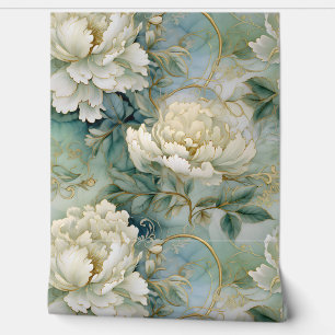 Schimmerendes Evergreen Elegance Botanisch Tapete