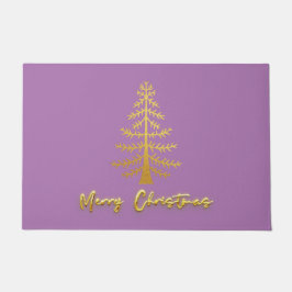 Schimmergoldgolden niedliche Gürtelbäume Moderne l Fußmatte