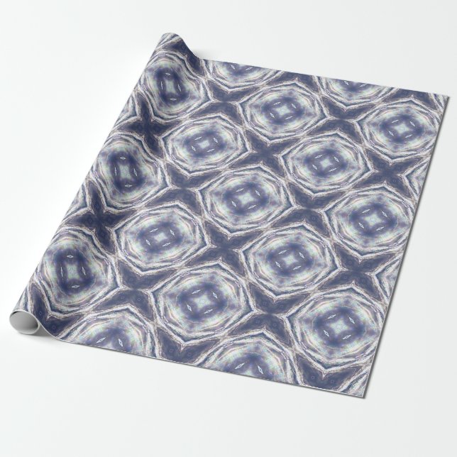 Schimmernd, Violett, Löwenzahn-Mandala Geschenkpapier (Ungerollt)