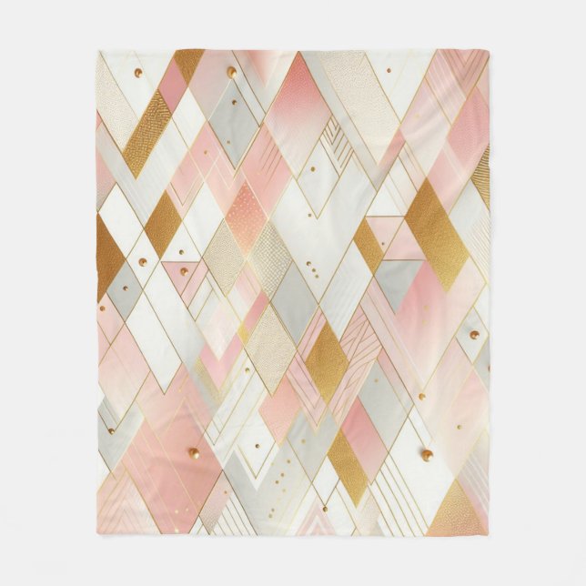 Schimmernde Dreieck-Spektren Fleecedecke (Vorderseite)