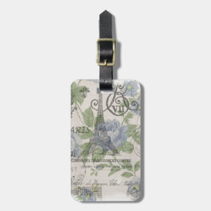 schimmernde Eleganz Blumen-Frühlingsturm Gepäckanhänger