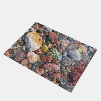 Schimmernde Farbe Fußmatte