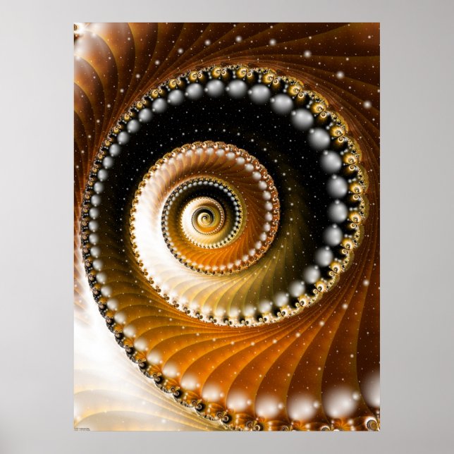 Schimmernde Schuppen Poster (Vorne)