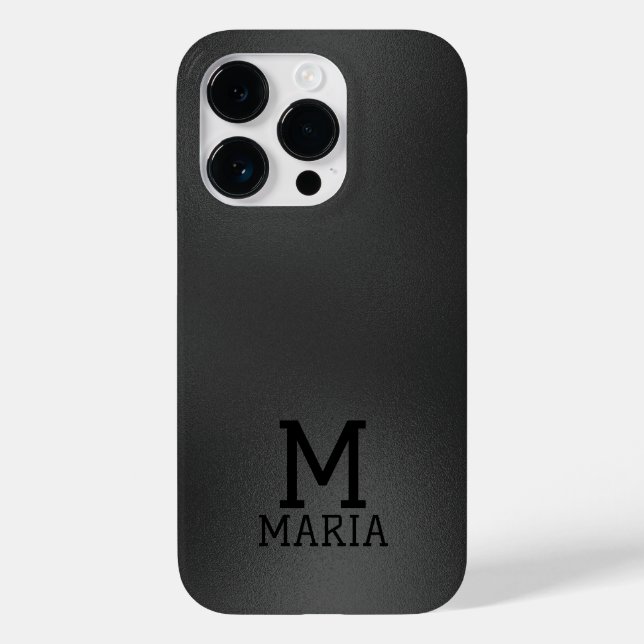 Schimmernder dunkelgrauer abstrakter Hintergrund Case-Mate iPhone Hülle (Rückseite)