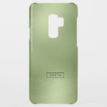 Schimmernder grüner Hintergrund Uncommon Samsung Galaxy S9 Plus Hülle<br><div class="desc">Grün schimmerndes abstraktes modernes Ambiente.</div>