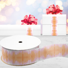 Schimmernder Ikat in Rosa und Orange Ripsband