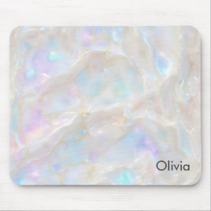 Schimmernder Opalschimmer-Hintergrund Mousepad