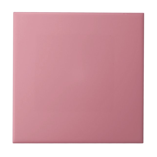 Schimmernder Rosa Uni Fliese (Vorderseite)