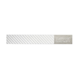 Schimmerndes Imitat-silberne Folie Stripes