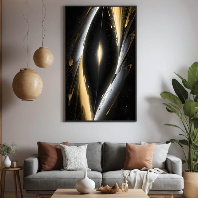 Schimmerndes Universum Poster (Von Creator hochgeladen)