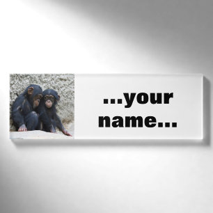 Schimpanse 022 namenschild