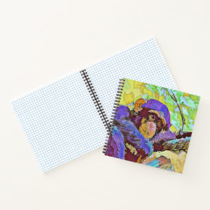 Schimpanse 3 notizbuch