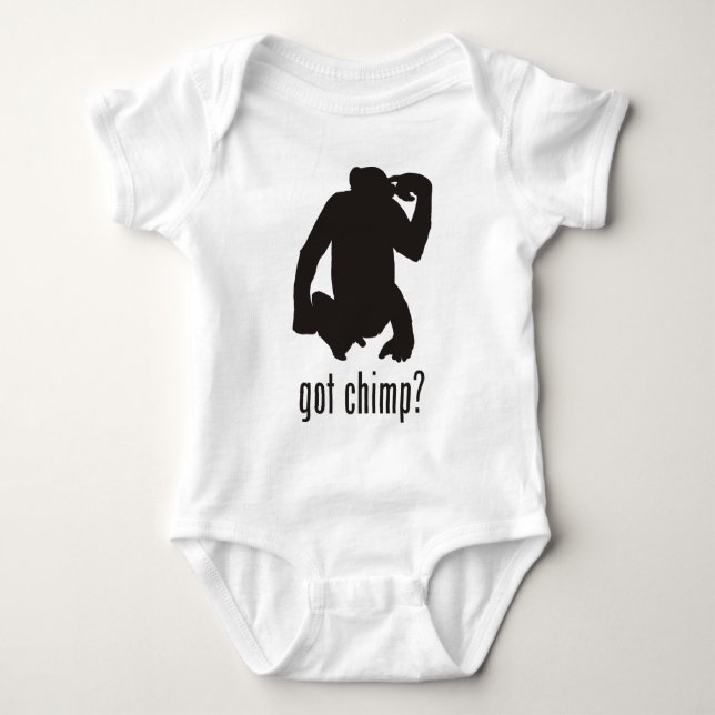 Schimpanse Baby Strampler (Vorderseite)