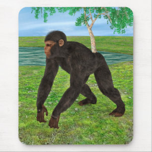 Schimpanse Mousepad