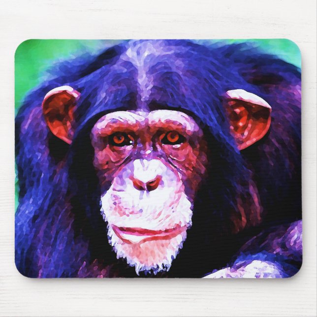 Schimpanse Mousepad (Vorne)