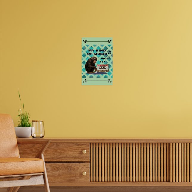 Schimpanse  poster (Wohnzimmer 2)