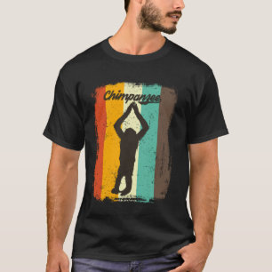 Schimpanse Shirt Retro 70er Vintage Affe Liebhaber