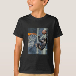 Schimpanse Sketll Affe Lustig Grafik  T-Shirt