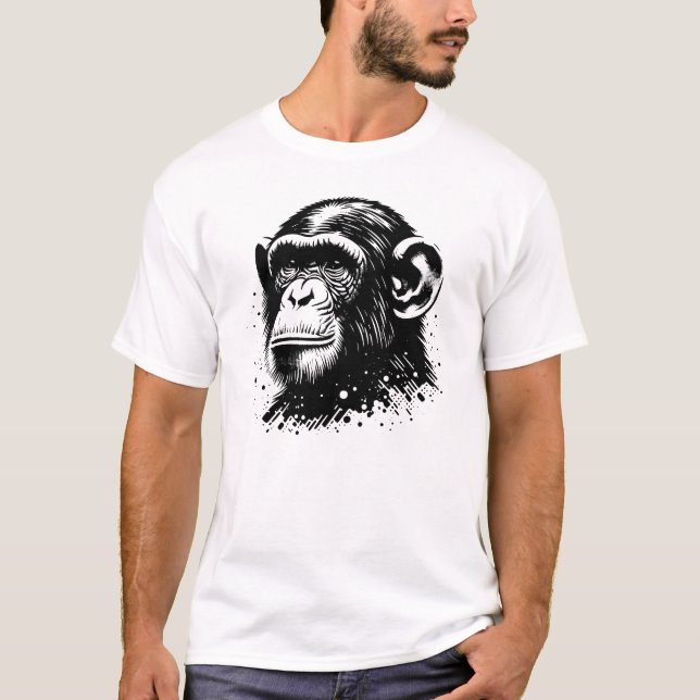 Schimpanse T-Shirt (Vorderseite)