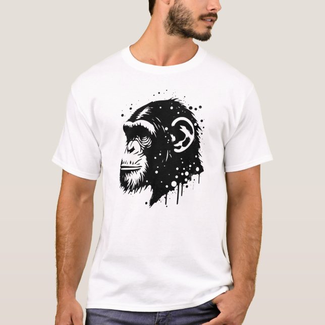 Schimpanse T-Shirt (Vorderseite)