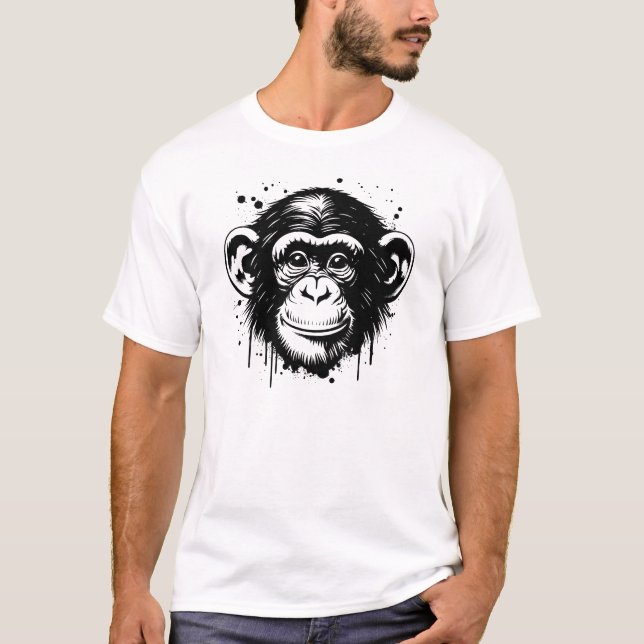 Schimpanse T-Shirt (Vorderseite)