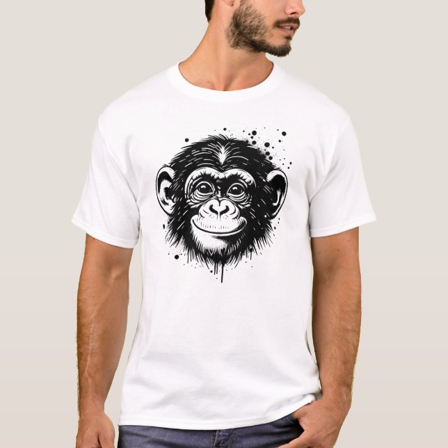 Schimpanse T-Shirt (Vorderseite)