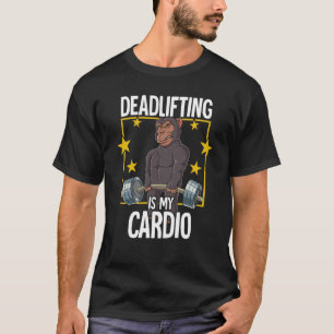 Schimpanse-Turnhalle Gewichts-Training Deadlift T-Shirt