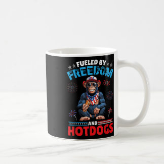 Schimpansen - Amerika mit Freiheit und Hotdogs - 4 Kaffeetasse