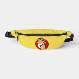 Schimpansen-Cartoon Bauchtasche
