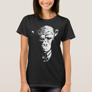 Schimpansen denken Affen Ape Cooles Chimp-T-Shirt T-Shirt