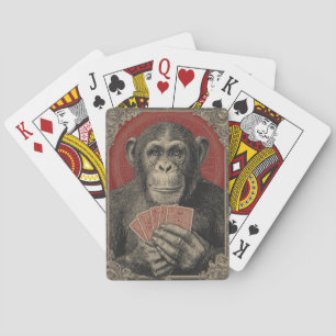 Schimpansen-Poker Spielkarten