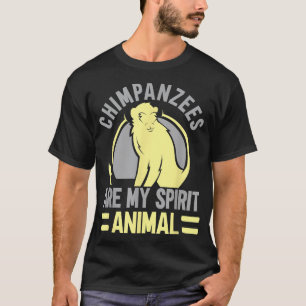 Schimpansen sind mein Geist, tierisches Schimpfaff T-Shirt