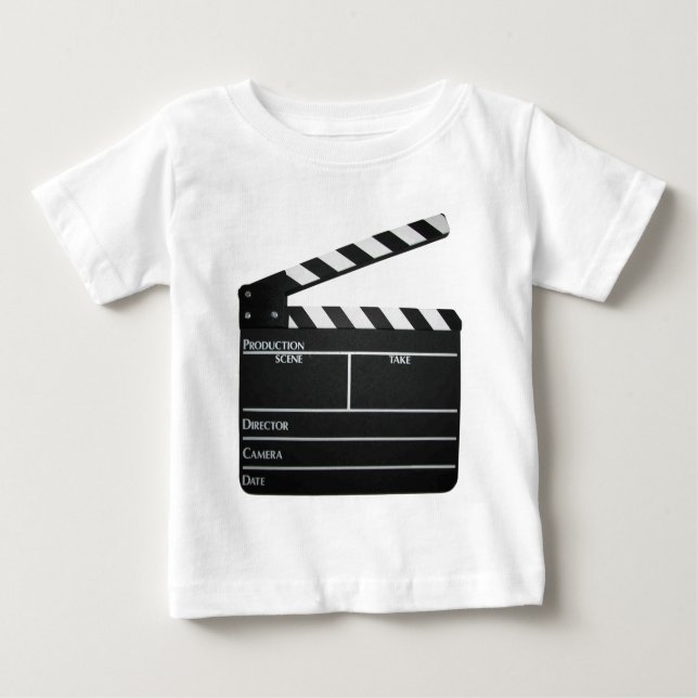 Schindelfilmschiefer-Scharnierventilfilm Baby T-shirt (Vorderseite)