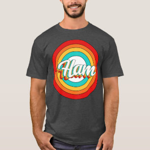 Schinken Name Shirt Vintage Schinken Kreis
