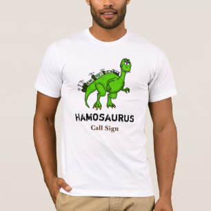 Schinken-Radio-Dinosaurier-T - Shirt fertigen es