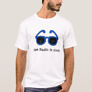 "Schinken-Radio ist cooler" Logo T - Shirt