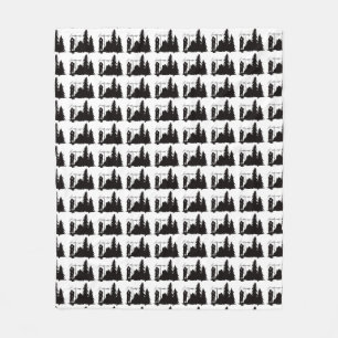 Schinken-Radio-küssende Fleecedecke