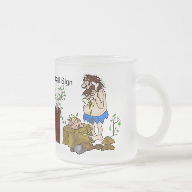 Schinken-Radio-Zuhause Brew Anlage-Bier-Tasse Mattglastasse (Rechts)