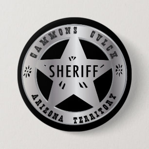 Schinkengulch-Sheriff-Abzeichen Button
