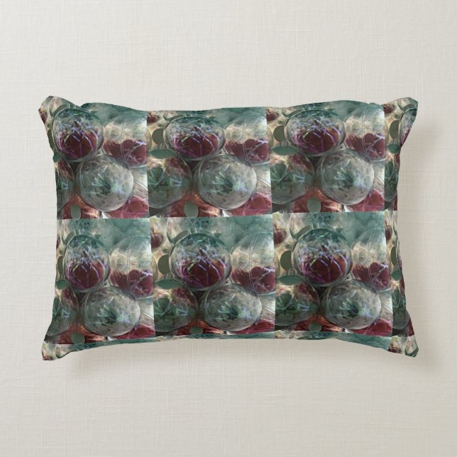 **SCHINNEN CHRISTMAS BULBS GALORE** PILLOW DEKOKISSEN (Vorderseite)