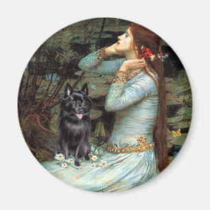 Schipperke 4 - Ophelia Sitzplätze Magnet
