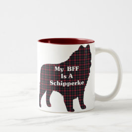 Schipperke BESTE FREUNDIN Geschenke Zweifarbige Tasse