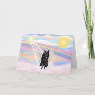 Schipperke Engel Karte