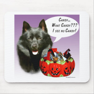 Schipperke Halloween Candy Mousepad